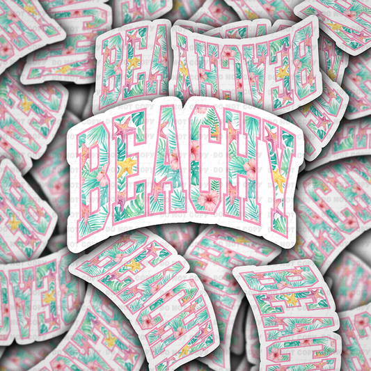 DS 2794 - Beachy Die Cut sticker