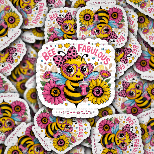 DC 1980 - Bee fabulous Die Cut Sticker