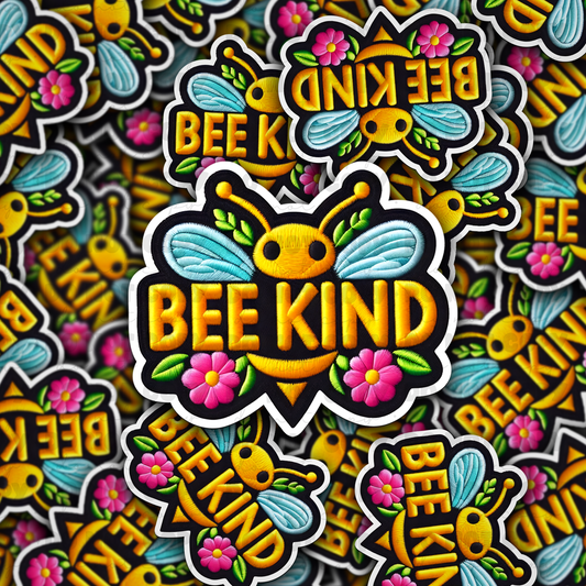 DC 985 Bee Kind Die cut sticker