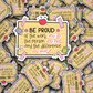 DC 1522 - Be proud of the work you do die cut sticker