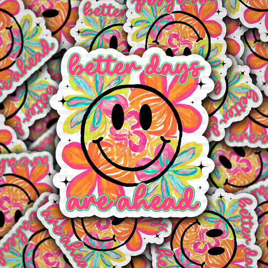 DC 2009 - Better days are ahead Die Cut Sticker