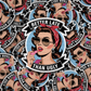 DC 1476 - Better late than ugly die cut sticker