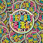 DS - 2546 Leopard Birthday girl Die Cut Sticker