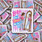 DS 3203 - Bitch you stress me out mirror Die Cut sticker