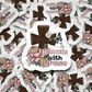 DC550 Bloom with grace Die cut sticker 3-5 Business Day TAT