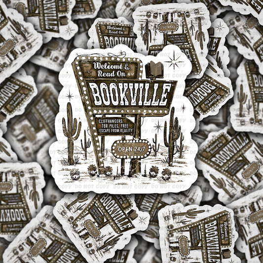 DC 1845 - Bookville Die Cut Sticker