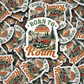 DC 1781 - Born to roam Die Cut Sticker
