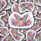 DS 3143 - Butterfly Die Cut sticker