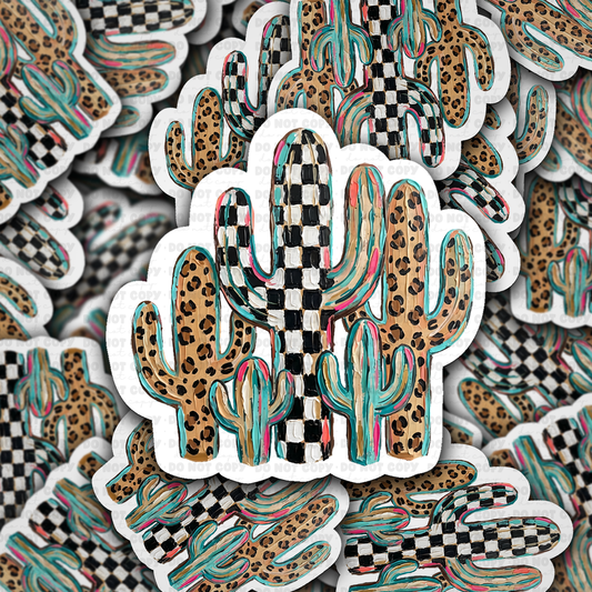 DS 3086 - Cactus Die Cut sticker