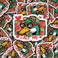 DS -2377 - Call me Valentine duck Die Cut Sticker