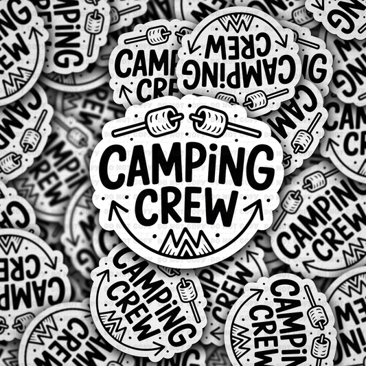 DS 2961 -  Camping crew Cut sticker