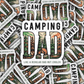 DS 3035 - Camping Dad Die Cut sticker