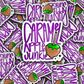 DC 2117 - Caramel apple junkie Die Cut Sticker