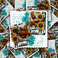 DC 1440 - Western chicken die cut sticker