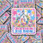 DS 3208 - Chicken Raising Jesus Praising Die Cut sticker