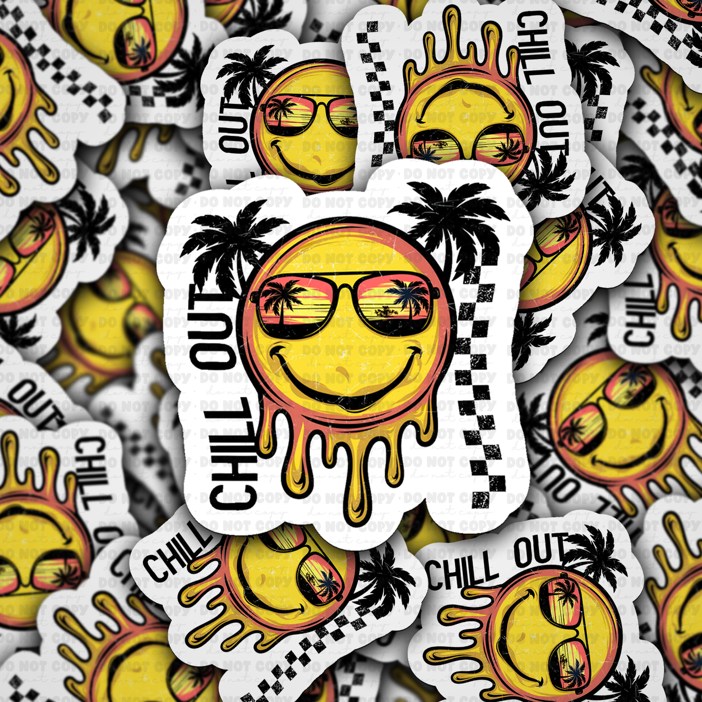 DC 1967 - Chill out Die Cut Sticker