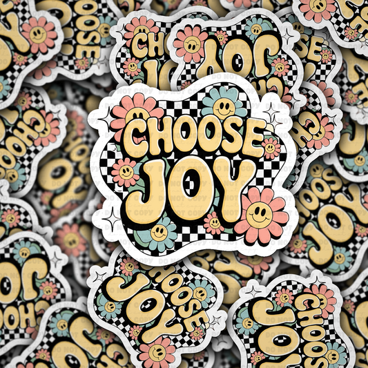DS 2351 - Choose Joy Die Cut Sticker