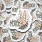 DC496 Choose Peace Die cut sticker 3-5 Business Day TAT