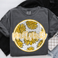 5536 - Chrysanthemum November flower Mama circle *DTF