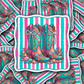 DS 2930 - Cowgirl Boots Die Cut sticker