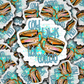 DS 2312 - Cold hands hot coffee Die Cut Sticker