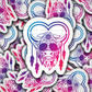 DS 3070 - Colorful Cow Die Cut sticker