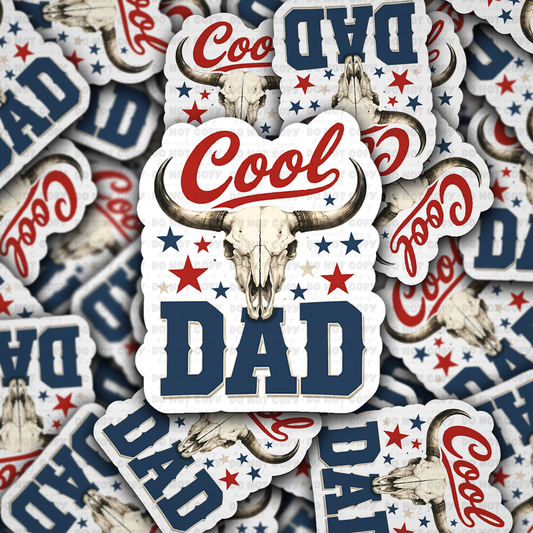 DS 3036 - Cool Dad Die Cut sticker