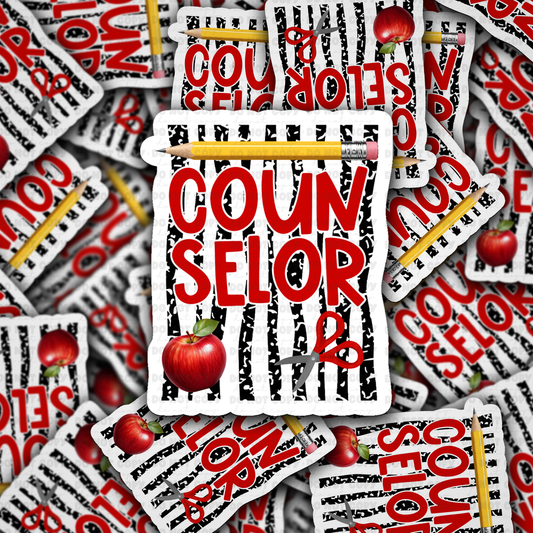 DS 3293 - Counselor Die Cut sticker