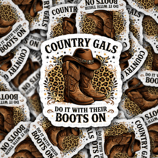 DS 3089 - Country Gals Die Cut sticker