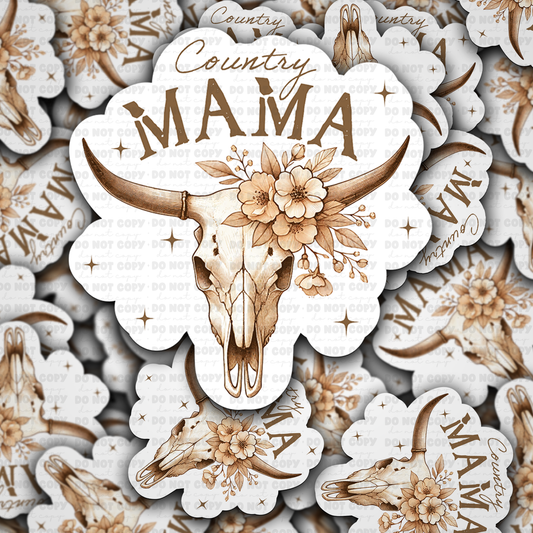 DC 1523 - Country Mama die cut sticker