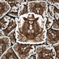 DS 2783 - Western Cowgirl Die Cut sticker