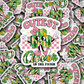 DC 1409 - Cutest clover in the patch die cut sticker