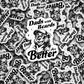 DC 1936 - Dads with beards are better Die Cut Sticker