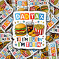 DS 3040 - Dad Tax Die Cut sticker