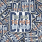 DS 3041 - Dad The man the myth Die Cut sticker