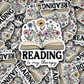 DC 1176 Reading is my therapy Die cut sticker