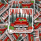 DC 1208 Small town christmas Die cut sticker