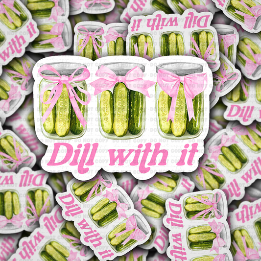 DC 1385 - Dill with it die cut sticker