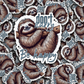 DC 1386 - Don't hurry be happy die cut sticker
