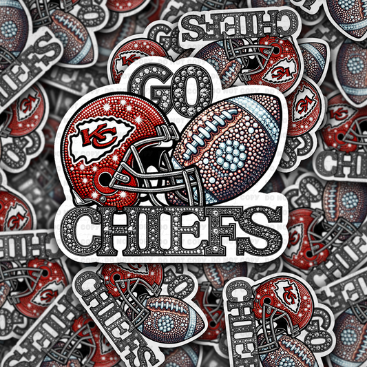 DC 1387 - Go KC die cut sticker