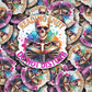 DC 1391  - Reading smut do not disturb die cut sticker