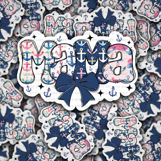 DC 1399 - Mama Anchor die cut sticker