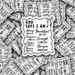 DC 1566 - God says I am Die Cut Sticker