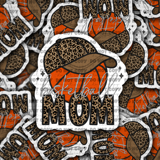DC693 basketball mom Die cut sticker 3-5 Business Day TAT
