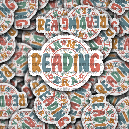 DC709 in my reading era circle sticker Die cut sticker 3-5 Business Day TAT