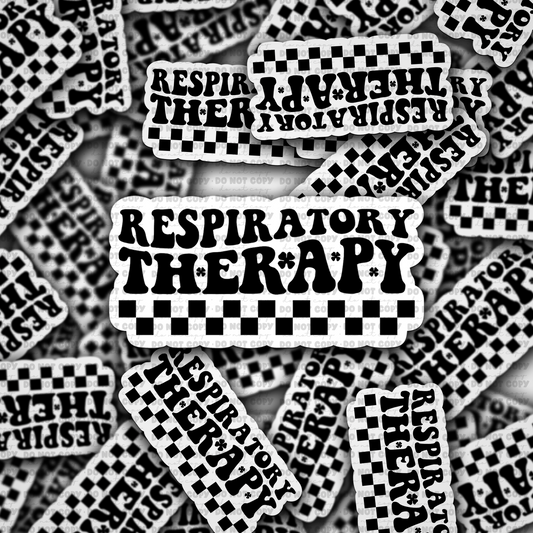 DC755 Respiratory therapist Die cut sticker 3-5 Business Day TAT