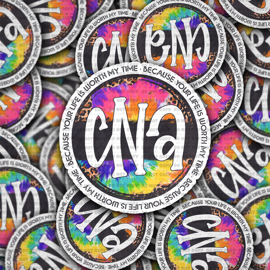 DC759 CNA Die cut sticker 3-5 Business Day TAT