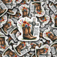 DC771 Saved by that amazing grace  Die cut sticker 3-5 Business Day TAT