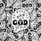 DC 777 No worries god got me Die cut sticker 3-5 Business Day TAT