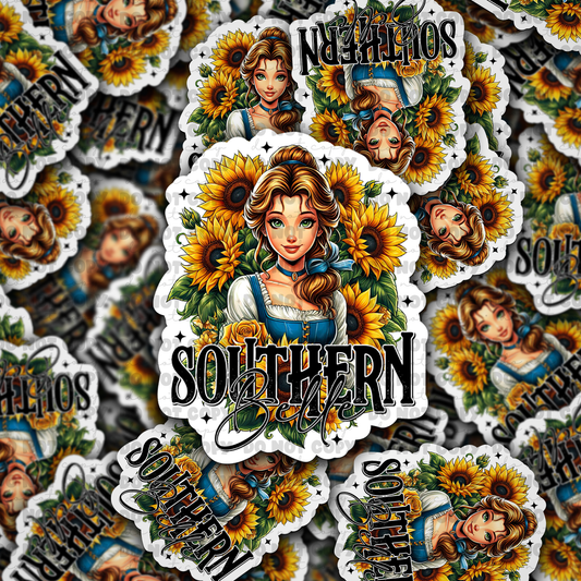 DC 778 Southern Belle  Die cut sticker 3-5 Business Day TAT
